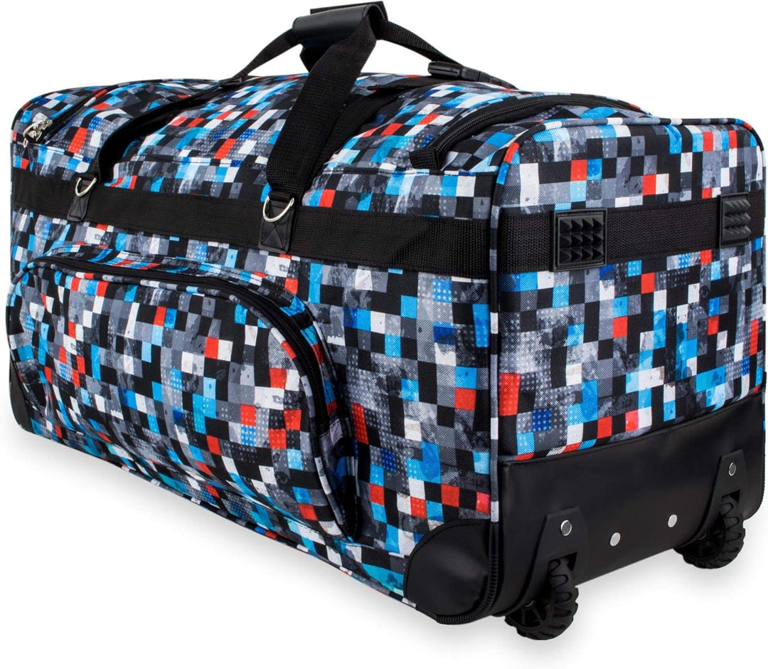 normani Hochwertige robuste Reisetasche mit Rollen Jumbo Big-Travel 80-150 Liter mit bis zu 3 Rollen