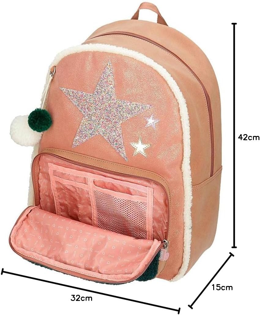 Enso Mädchen Shine Stars Gepck- Kuriertasche 22x25x14 cms Rosa, 22x25x14 cms Rosa