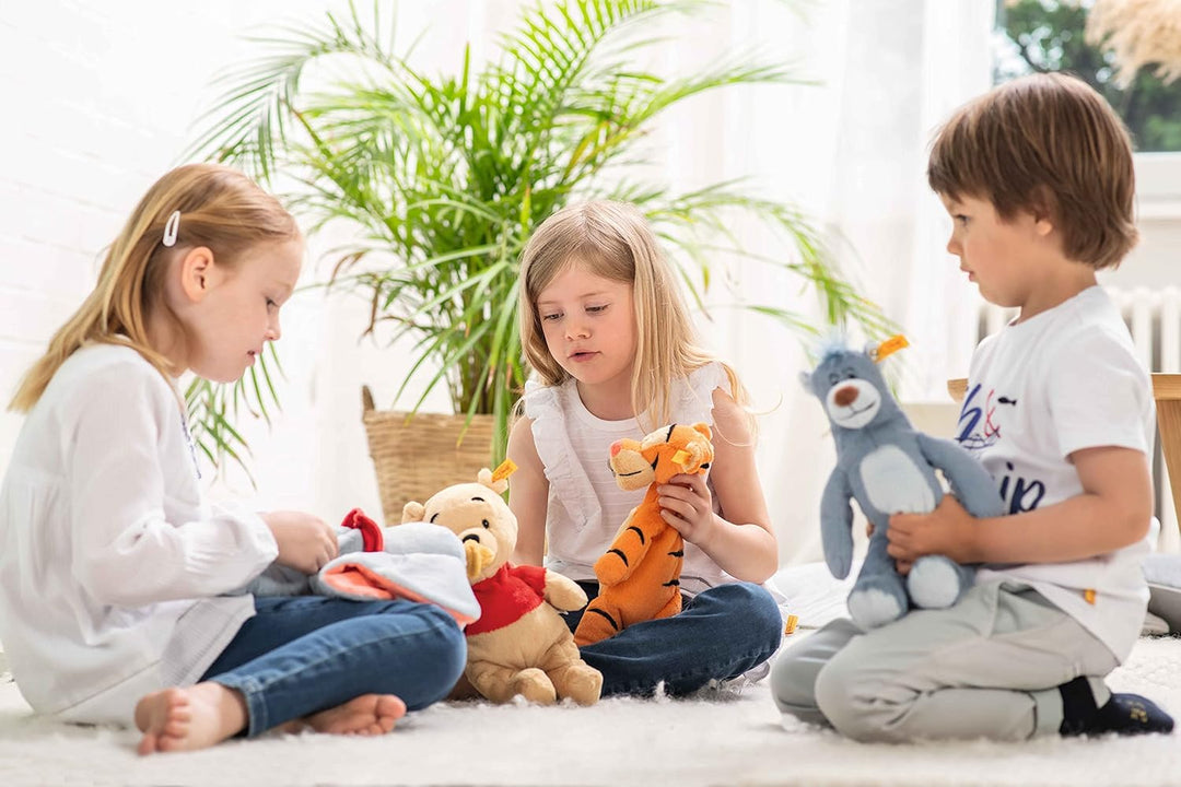Steiff Kuscheltier Tigger aus Winnie Puuh, Süsses Stofftier, Jungen, Mädchen & Babys ab 0 Monaten, S