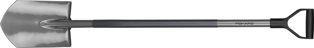 Fiskars 1025374 Gärtnerspaten für Harte, steinige Böden, Spitz, Hochwertiger Borstahl, Ergonomic, Si
