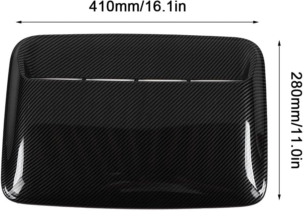 Universal Auto Hood Scoop Dekorativer Luftstrom Einlass Motorhaube Turbo Air Vent Trim Cover für den