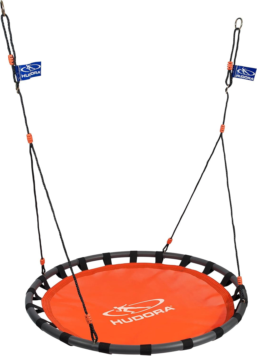 HUDORA Nestschaukel Aluminium, 120 cm, orange - Garten-Schaukel bis 120 kg - 72160 Orange Single, Or