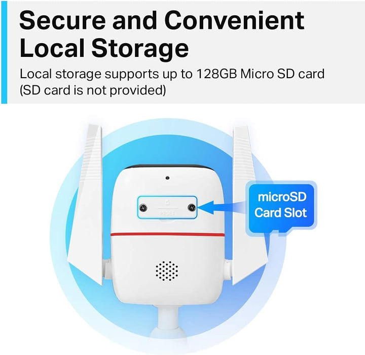 TP-Link Tapo C310P2 Überwachungskamera Aussen, WLAN IP Kamera, 3MP Hochauflösung, 30m Nachtsicht, Be