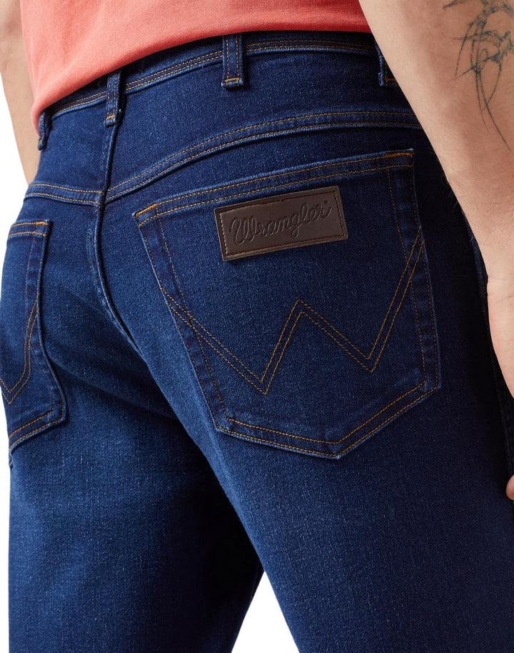 Wrangler Herren Jeans Texas Slim - Blau - Night Shade W29-W50 Stretch Baumwolle 29W / 32L Night Shad