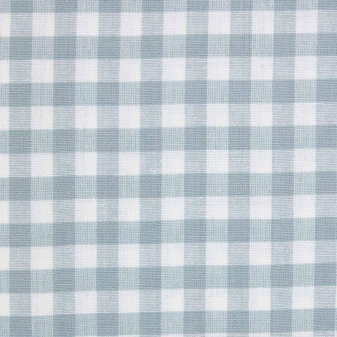 HOMESCAPES handgewobener Vorhang Ösenvorhang Dekoschal Gingham im 2er Set, 137 x 182 cm, 100% Reine