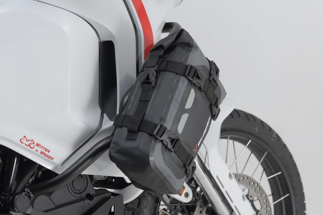 SW-Motech Drybag 80 Motorrad Hecktasche grau Motorradgepack Gepäcktasche 8L Grau Schwarz, 8L Grau Sc
