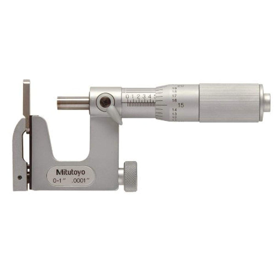 Mitutoyo 117-107 Sonder-Bügelmessschrauben, 0-25 mm