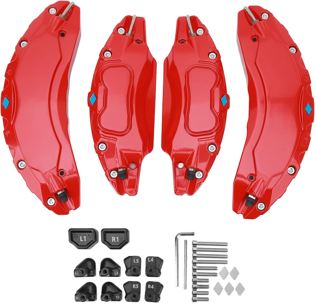 Aluminium-Bremssattelabdeckungen für Tesla Model 3, 4er-Set – Sportlicher und Modischer Ersatz für 1