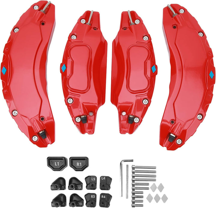 Aluminium-Bremssattelabdeckungen für Tesla Model 3, 4er-Set – Sportlicher und Modischer Ersatz für 1