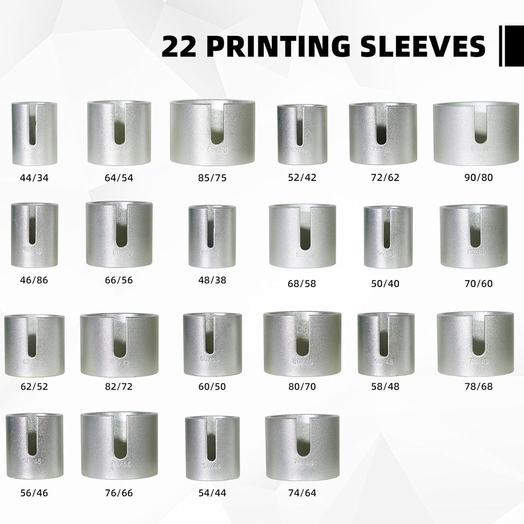 CCLIFE 27tlg Silentlager Werkzeug Abzieher Satz Gummibuchsen Buchsen Achslager Montage Demontage