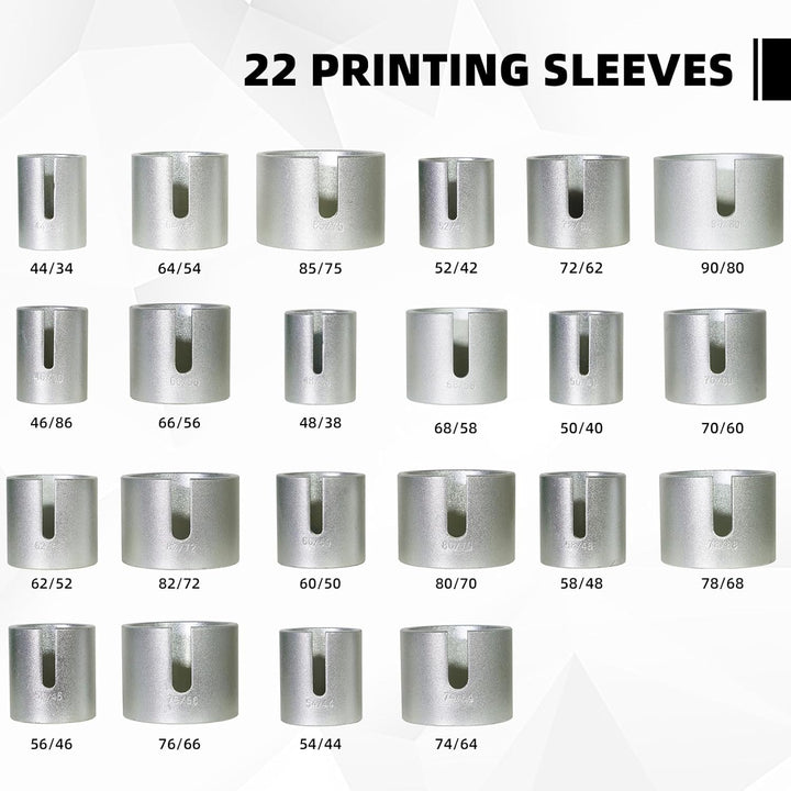 CCLIFE 27tlg Silentlager Werkzeug Abzieher Satz Gummibuchsen Buchsen Achslager Montage Demontage