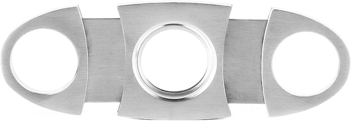 Garosa Reise-Zigarrenetui aus Leder, mit Zedernholz, gefüttert, 3 Röhren, mit Ständer aus Edelstahl