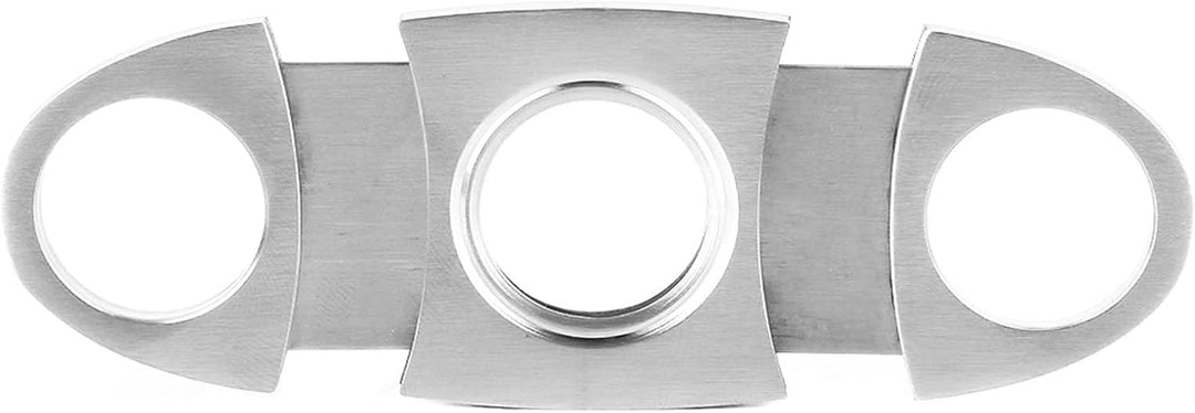 Garosa Reise-Zigarrenetui aus Leder, mit Zedernholz, gefüttert, 3 Röhren, mit Ständer aus Edelstahl