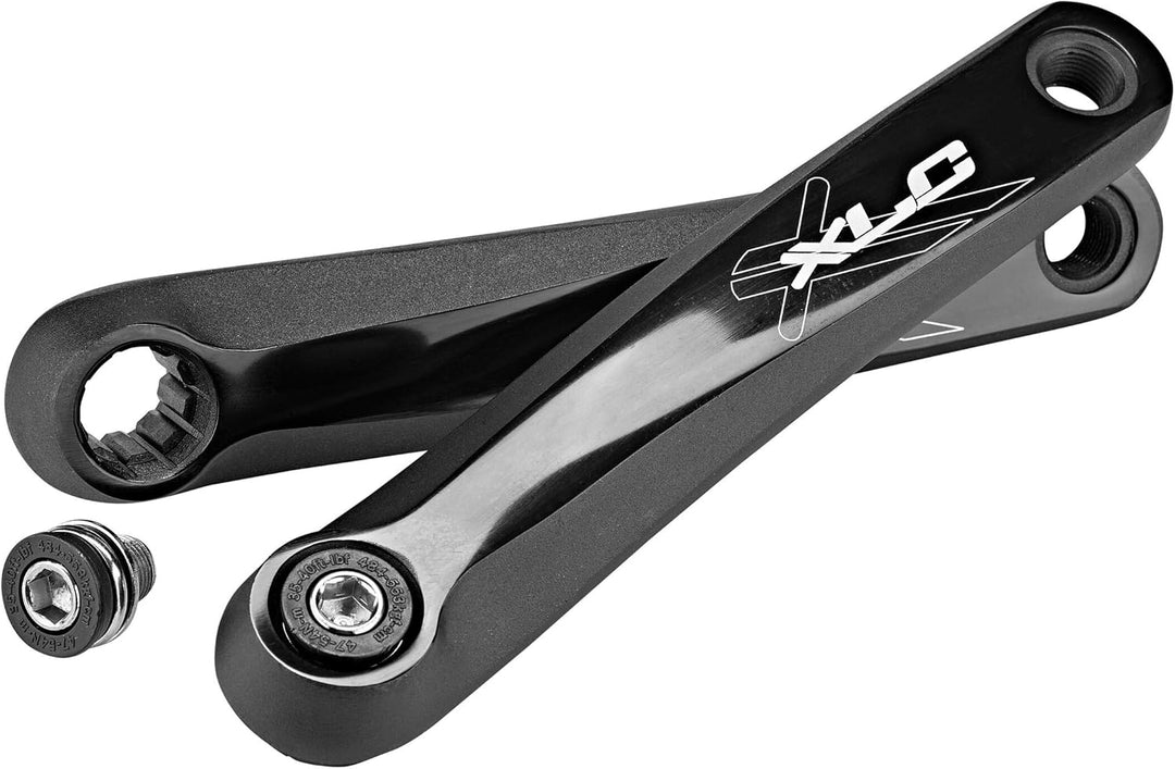 XLC Kurbelset für Bosch Systeme CR-E01 schwarz, links & rechts 152 mm, 12 mm Schwarz 12 mm, Schwarz
