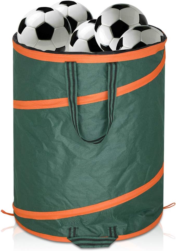 GARDEBRUK® Gartenabfallsack 3x165 Liter 30 kg Belastbarkeit stabil robust abwaschbar Garten Pop up R