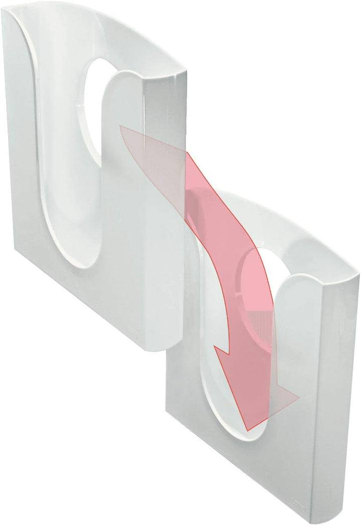 Leitz Presenter Set, 4 Fächer, System zur Auslage und Aufbewahrung von Informationsmaterial wie Kata