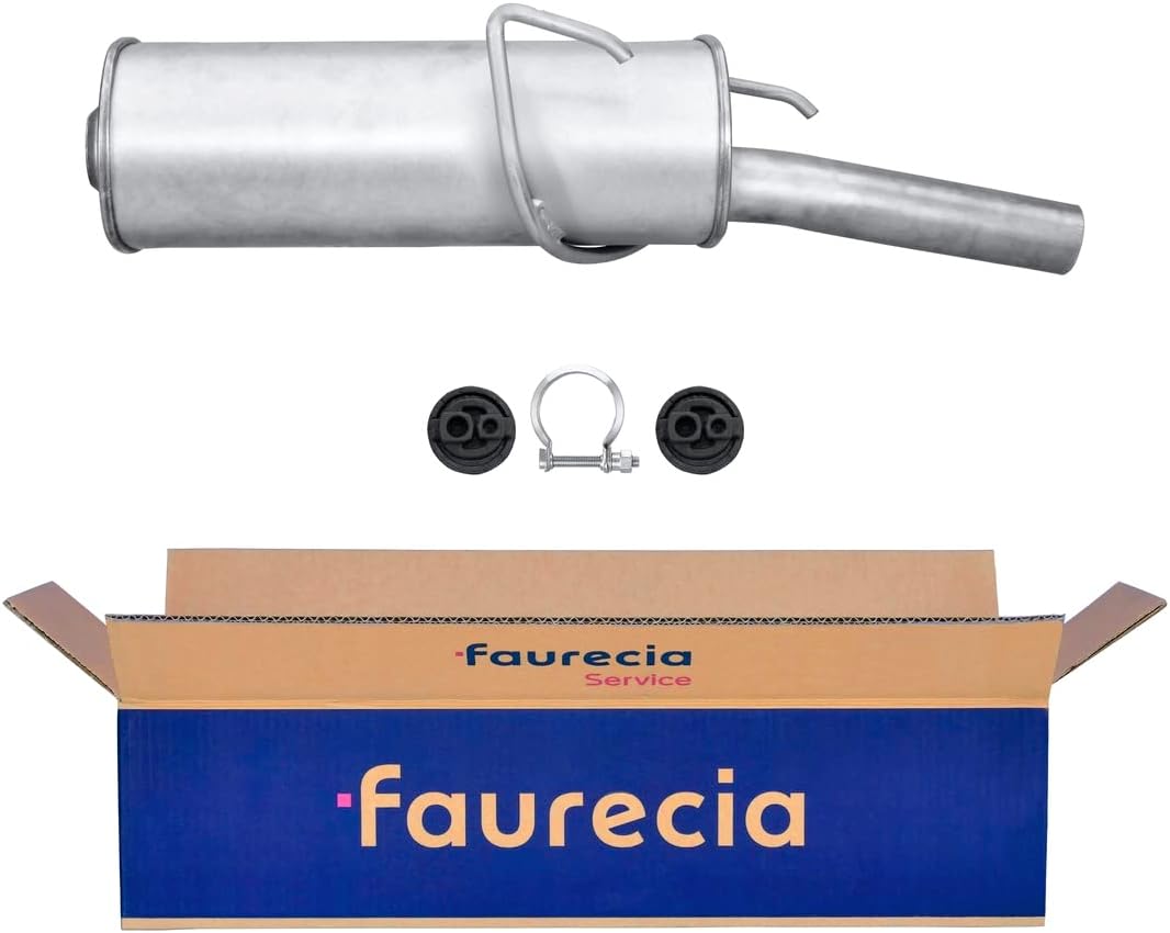 HELLA 8LD 366 032-501 Endschalldämpfer - Easy2Fit® Kit - hinten - einteilig - Set mit Anbauteilen