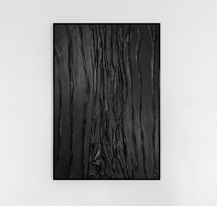 YS-Art XXL Abstrakt Acryl Gemälde auf Leinwand mit Rahmen Samt handgemalte Wandbilder Wohnzimmer Woh