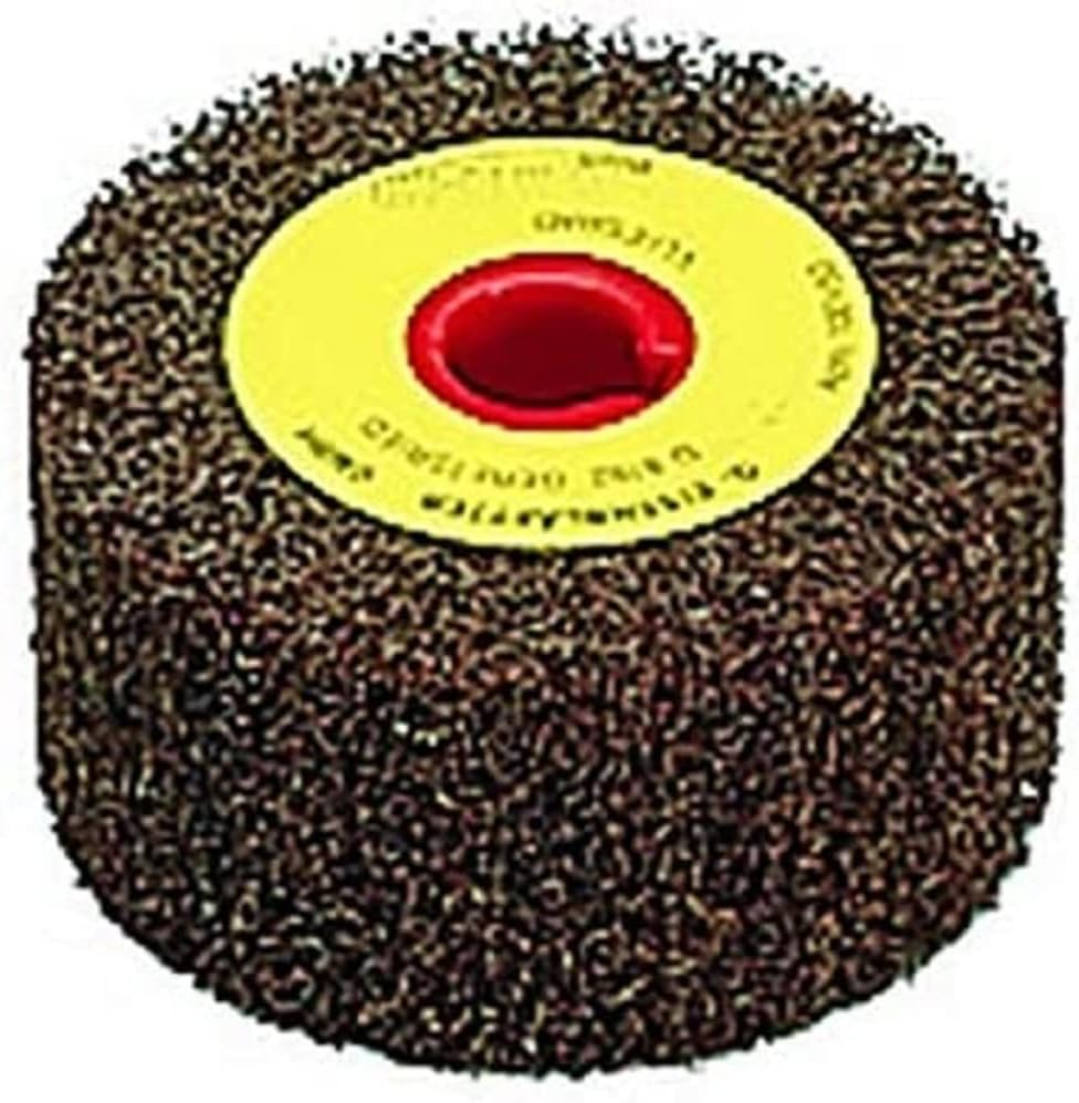 Flex Schleif-Vlies (100 Ø x 100, Korn A 80 coarse, Vlieswalze aus Nylongewebe, mit Keilnut, für Edel