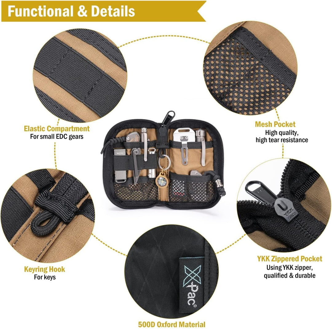 VIPERADE VE10 EDC Multitool Pouch Organizer Multifonction Durable Nylon Tool Pocket Pouch Tools Sche