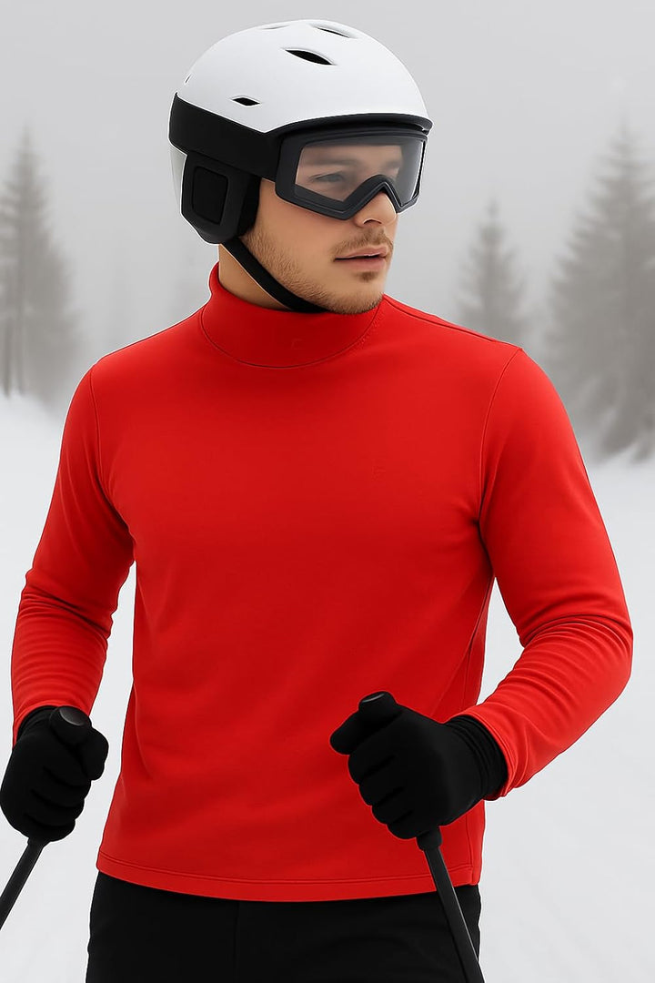 Rollkragen "Medico" in 2 Farben rot Grösse 056