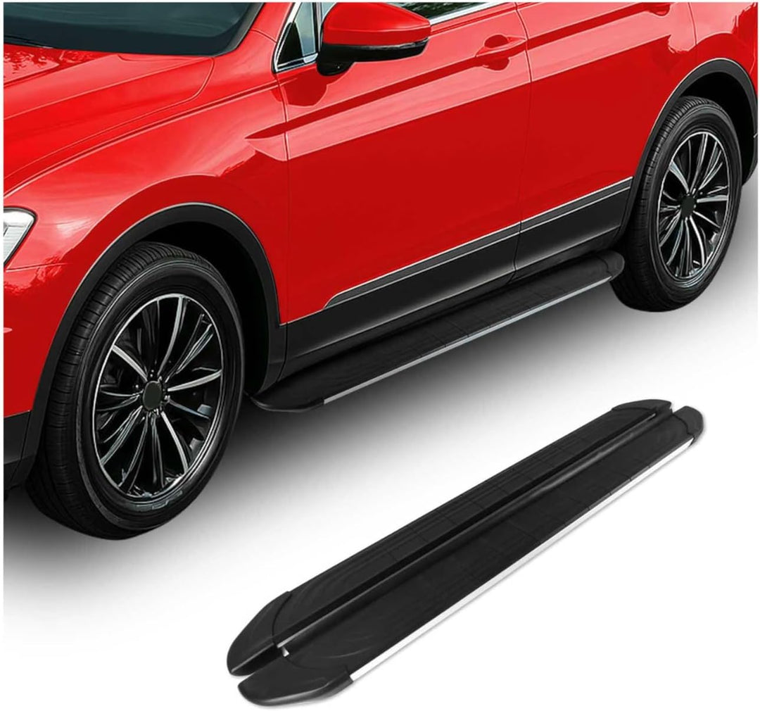 OMAC Trittbretter Seitenschweller Seitenschürze Kompatibel mit Volvo XC60 2009-2017 - 2X Aluminium H