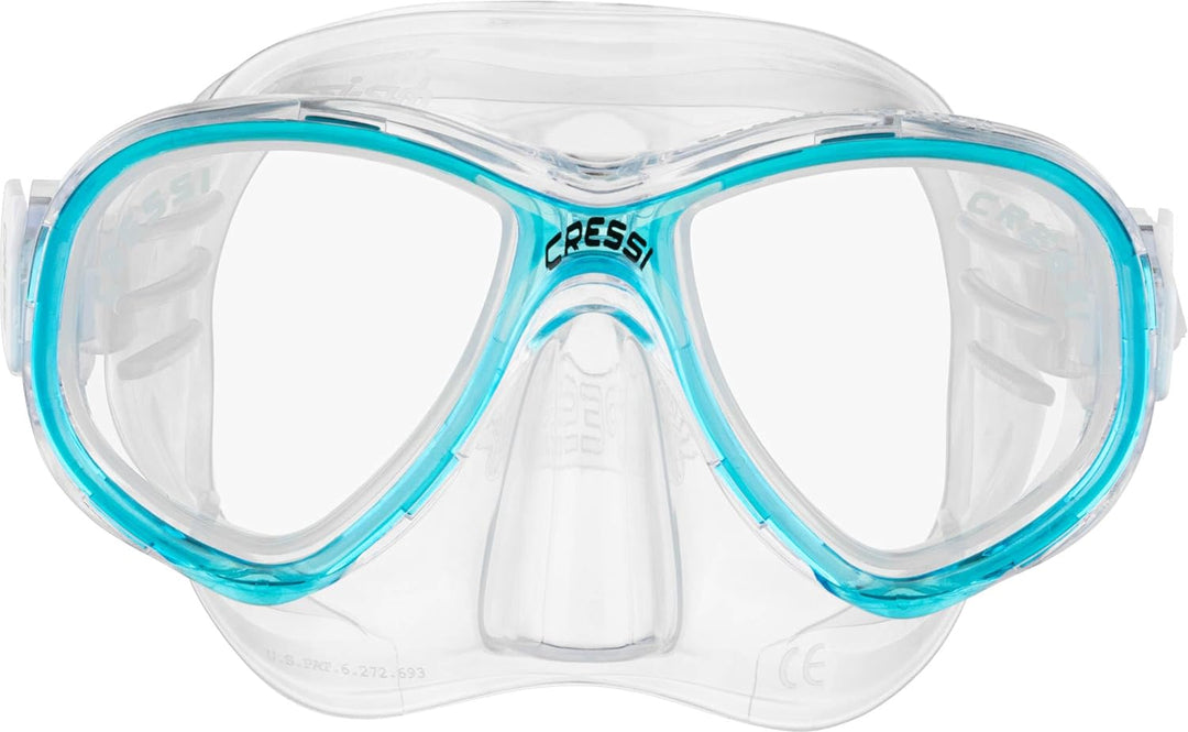Cressi Perla Jr - Maske oder Combo Set Maske Perla Jr + Schnorchel Minigringo, Einheitsgrösse, Junio