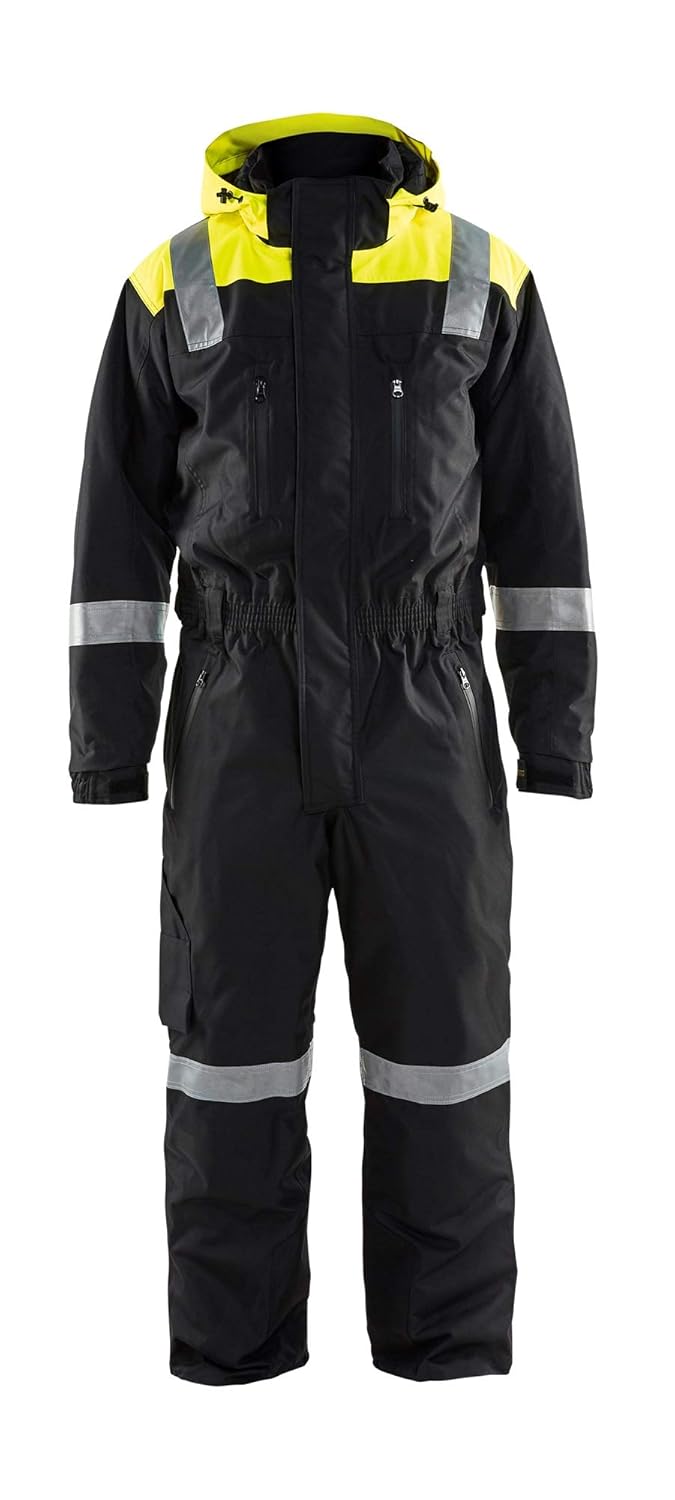 Blaklader 678719779933D112 Winteroverall, Schwarz/Gelb, Grösse D112, D112