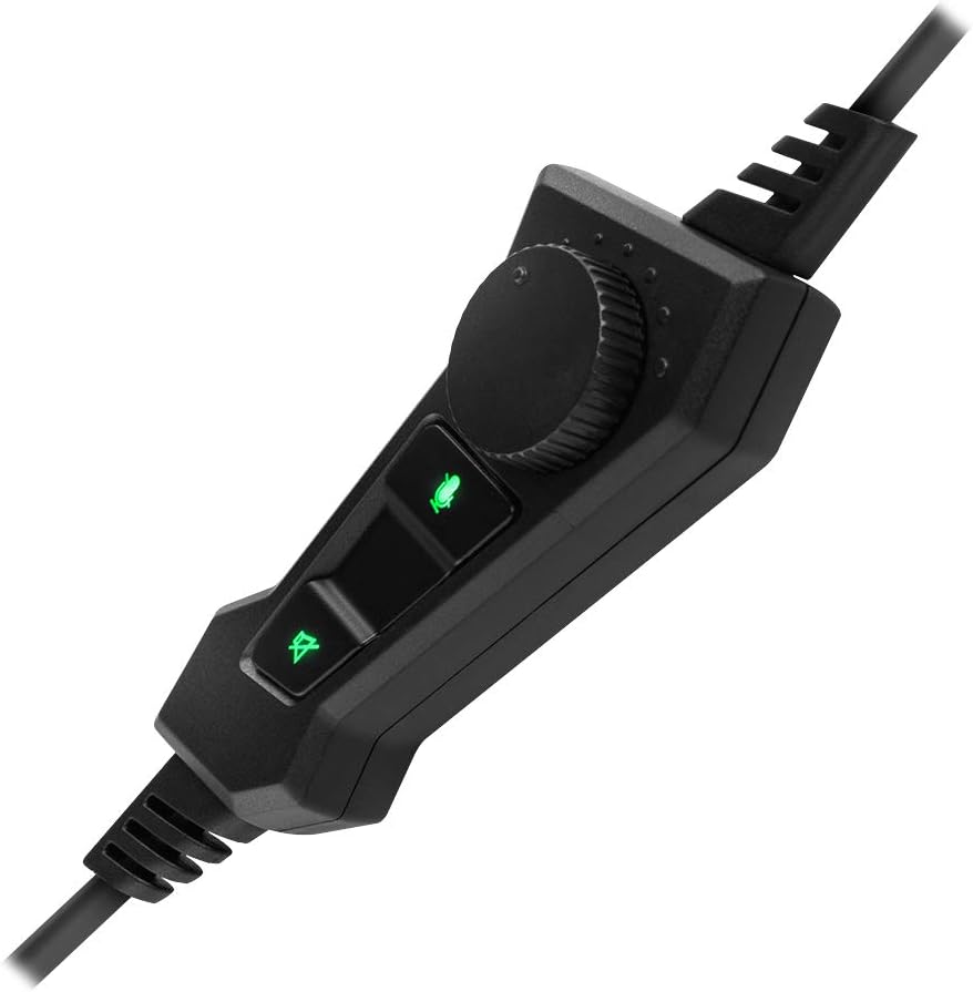 BG Xonar-X6 Binaural Headset, Schwarz, Grün, Kopfhörer – Kopfhörer (Spielkonsole/PC/Spiele, Binaural