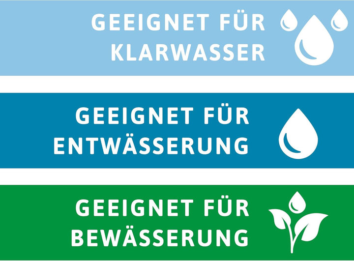 T.I.P. Gartenpumpe Guss Garten-Jet 1000 Plus + T.I.P. 31009 Saugschlauch Ansaugschlauchgarnitur Förd