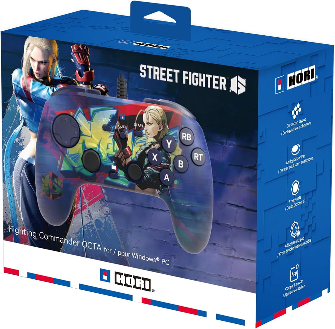 HORI Fighting Commander OCTA (Street Fighter 6 Cammy Edition) für Windows PC - Kabelgebundener Contr