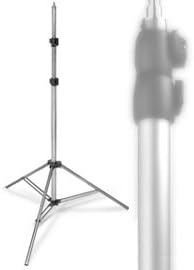 DYNASUN Profi Lampenstativ W807 3,00m Leuchtenstativ Stativ mit Spigot Federsystem und Tasche 300 cm