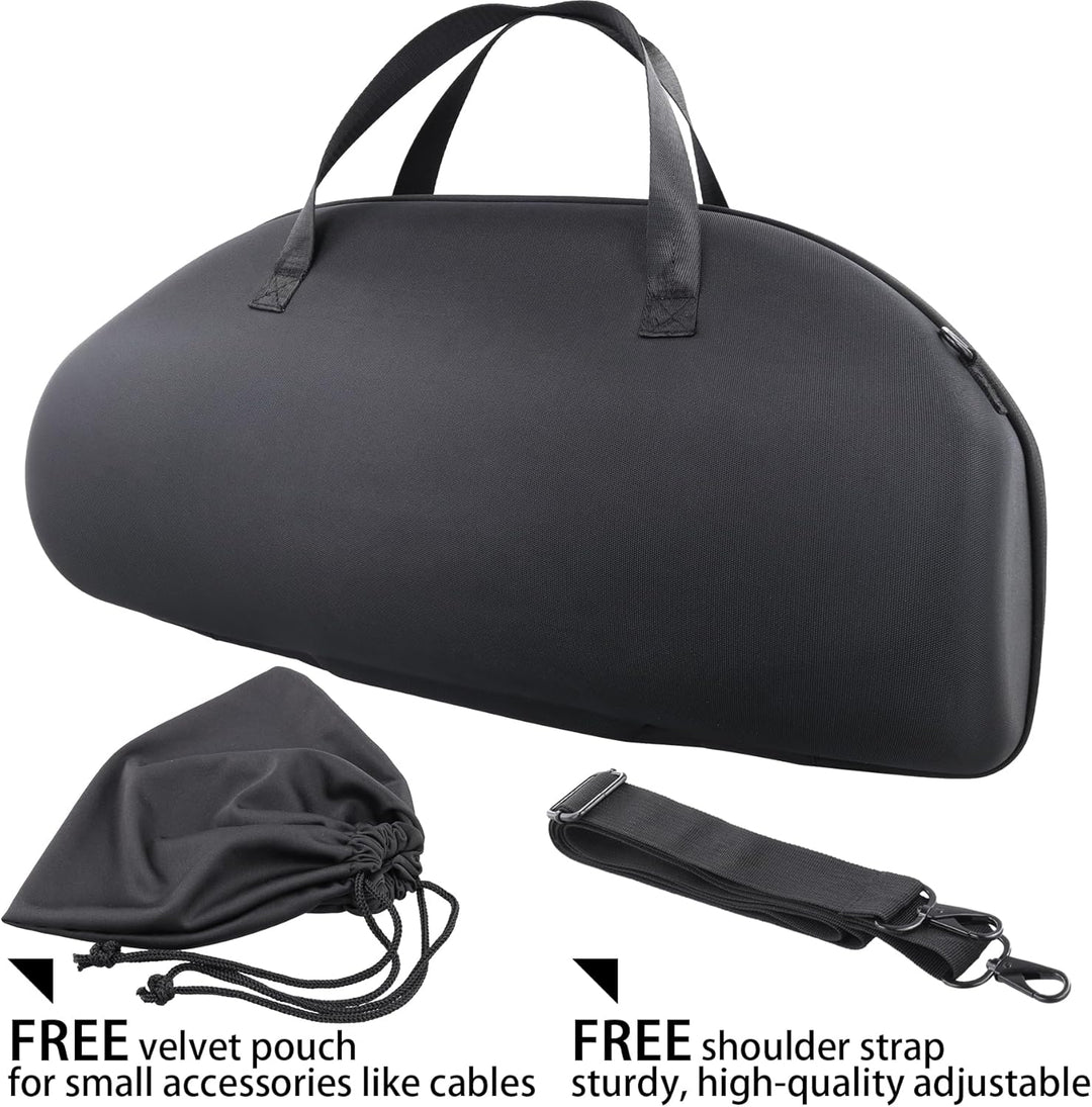 co2CREA Hart Tragetasche mit Mini Zubehörtasche und Schultergurt Für JBL Boombox 3 /Boombox 3 WiFi/B