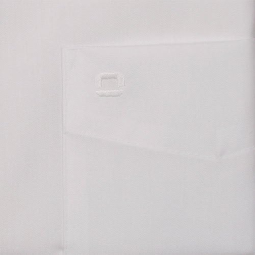 OLYMP Herren Businesshemd Langarm Luxor,Kariert,modern fit,Button-Down-Kragen 37 Weiss, 37 Weiss