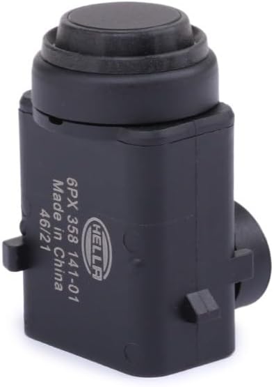 HELLA 6PX 358 141-011 Sensor, Einparkhilfe - 4-polig - gesteckt - lackierbar - mit Befestigungsring