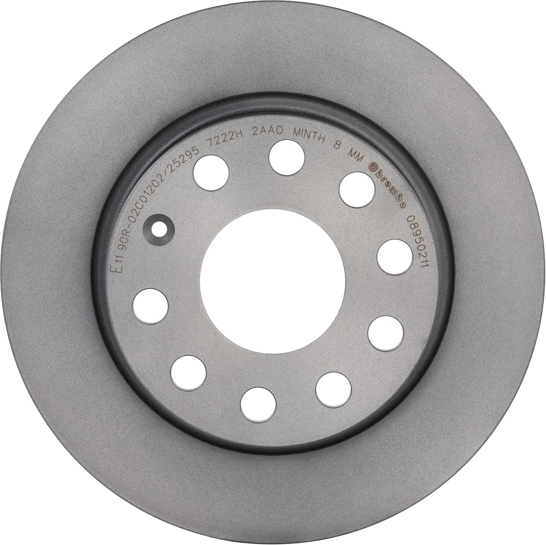 Brembo 08.9502.11 Hintere Bremsscheibe mit UV Lackierung, Anzahl 2