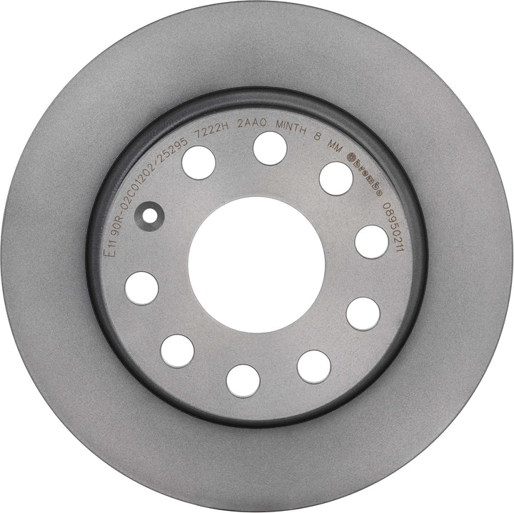 Brembo 08.9502.11 Hintere Bremsscheibe mit UV Lackierung, Anzahl 2