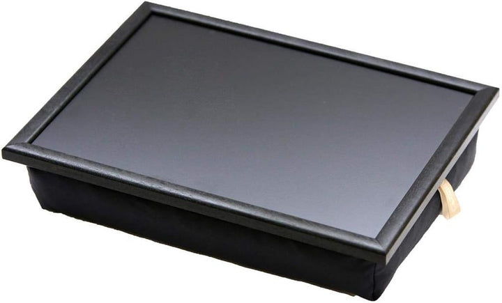 Andrew´s Knietablett Laptray mit Kissen Tablett für Laptop Schwarz Uni
