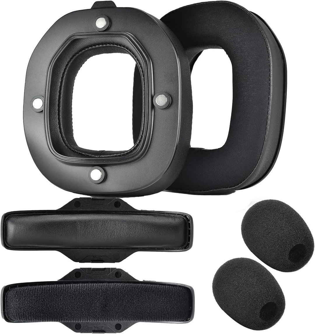 Yaowanguan A40 TR Ohrpolster, Ersatz-Ohrpolster, Stirnbänder für Astro Gaming A40 TR kabelgebundenes