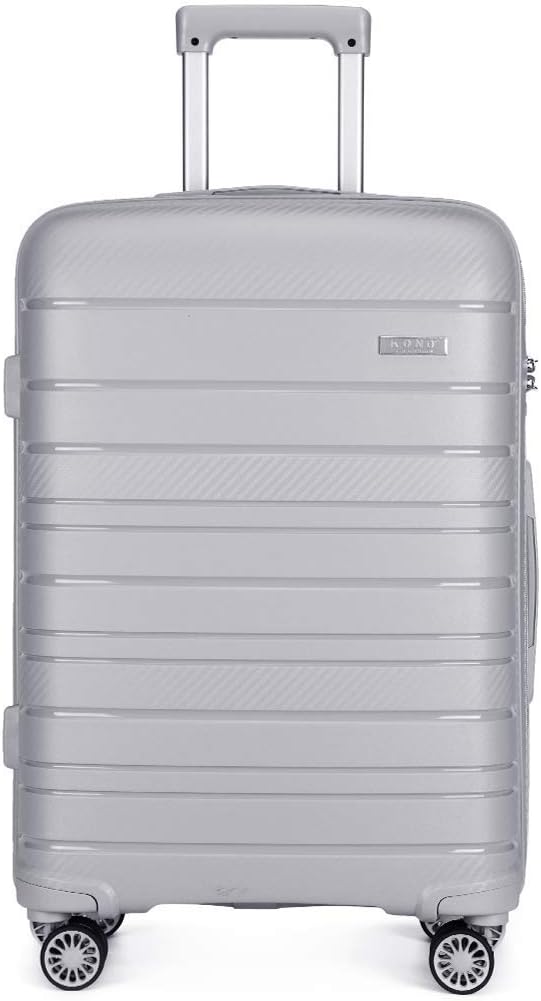 Kono Kabinentrolley Kleiner Koffer Handgepäck 55x40x20 Leicht Handgepäckkoffer Hartschale Rollkoffer