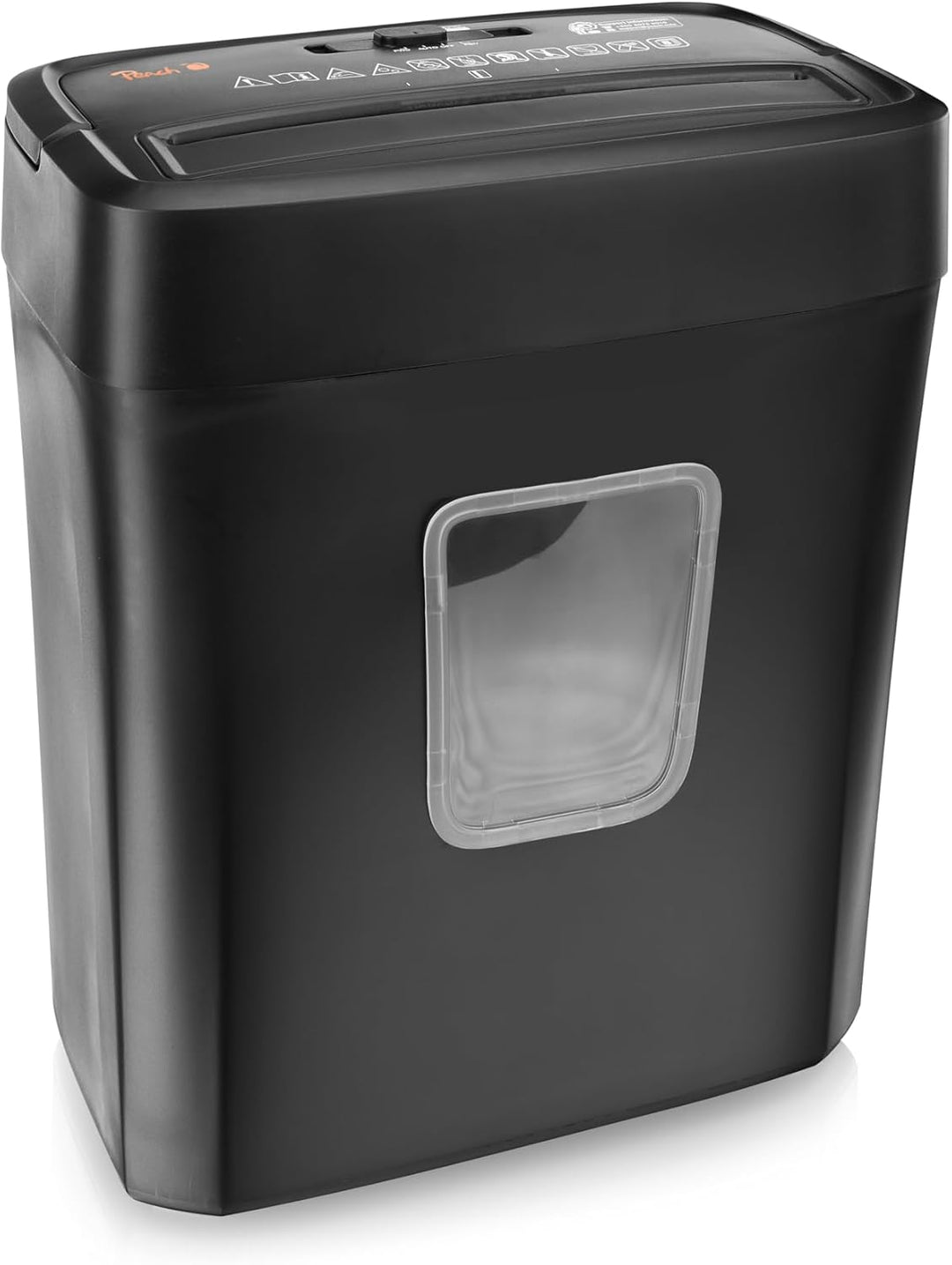 Peach Partikelschnitt Aktenvernichter | 8 Blatt | 16 Liter/200 A4 | 5 x 18 mm Partikelgrösse (P-4) |