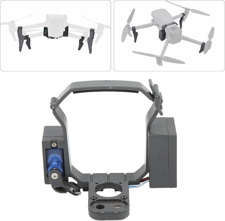 Dilwe Drohnen-Airdrop-System, Langlebiges ABS-Airdrop-System mit Landegestell für Mavic 3