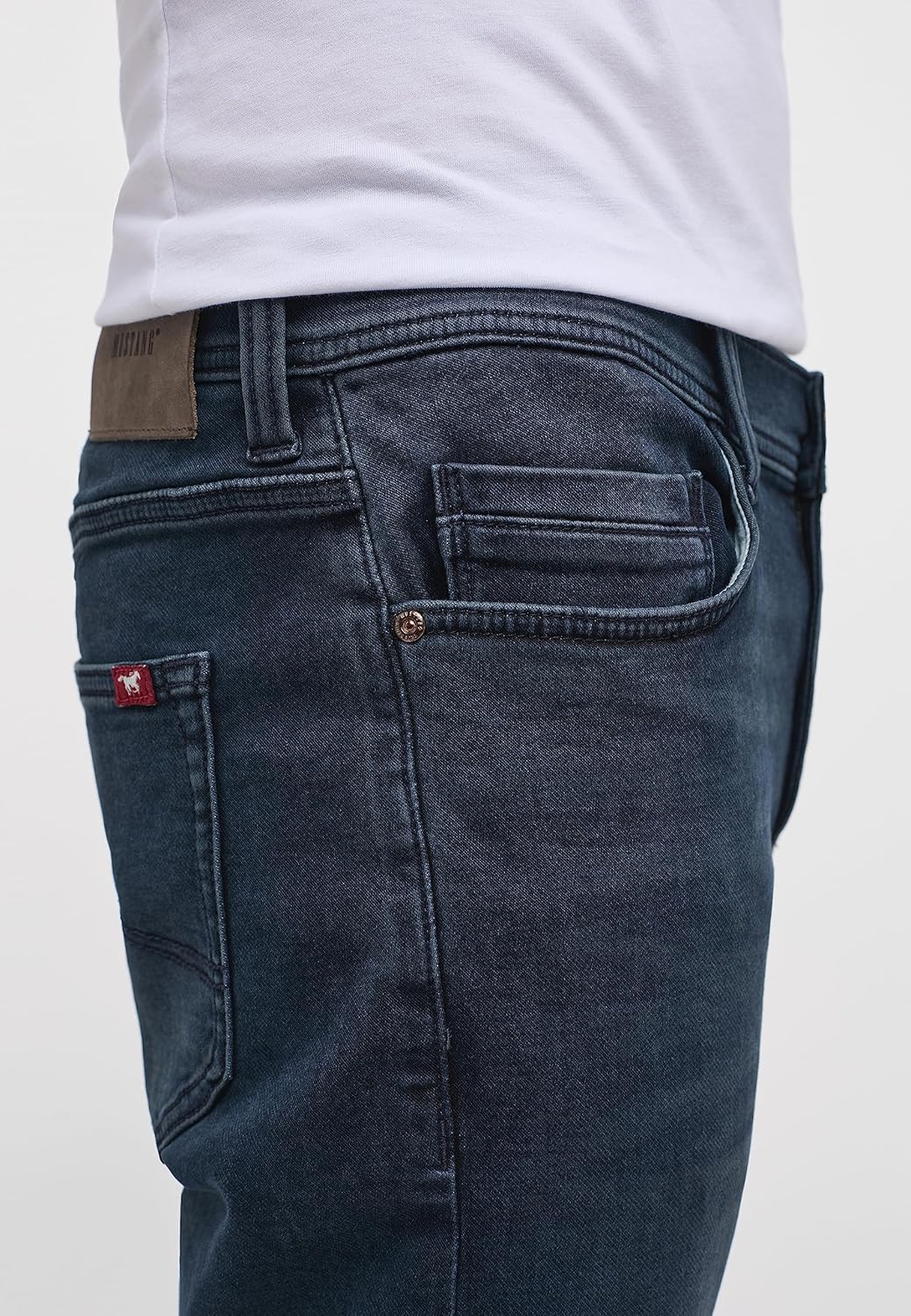 MUSTANG Herren Slim Fit Fit Style Oregon Slim 33 Slim Blau, 33 Slim Blau