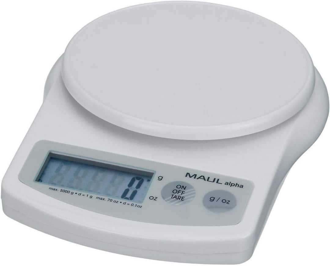 Briefwaage MAULalpha mit weiss 5000 g, weiss 5000 g