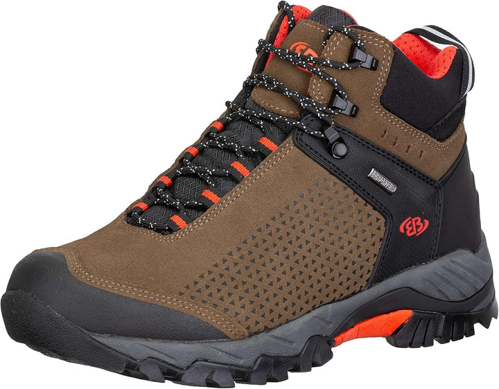 Brütting Unisex Mount Foraker High Cross-Laufschuhe 44 EU Braun Orange, 44 EU Braun Orange