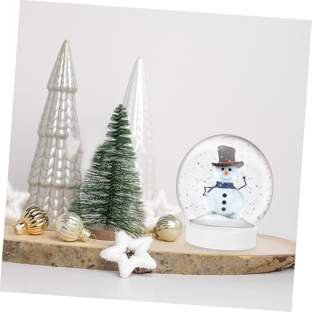 HOMSFOU 10 Stück Weihnachten DIY Schneekugel Requisite Weihnachten DIY Basteln Herstellung DIY Herst