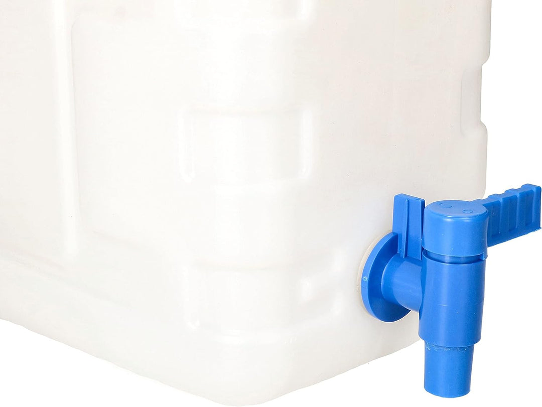 KOTARBAU® Kunststoff Wasserbehälter für Trinkwasser mit Zapfhahn 20L Lebensmittelecht, 20L