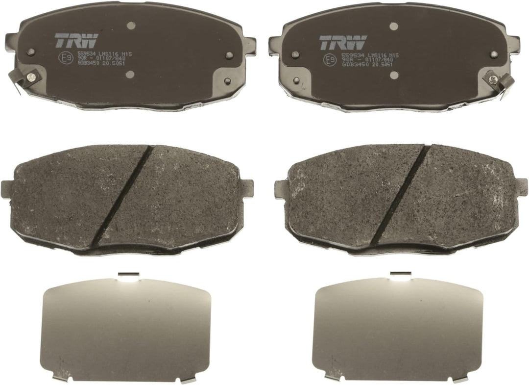 TRW GDB3450 Bremsbelagsatz, Scheibenbremse - (4-teilig)