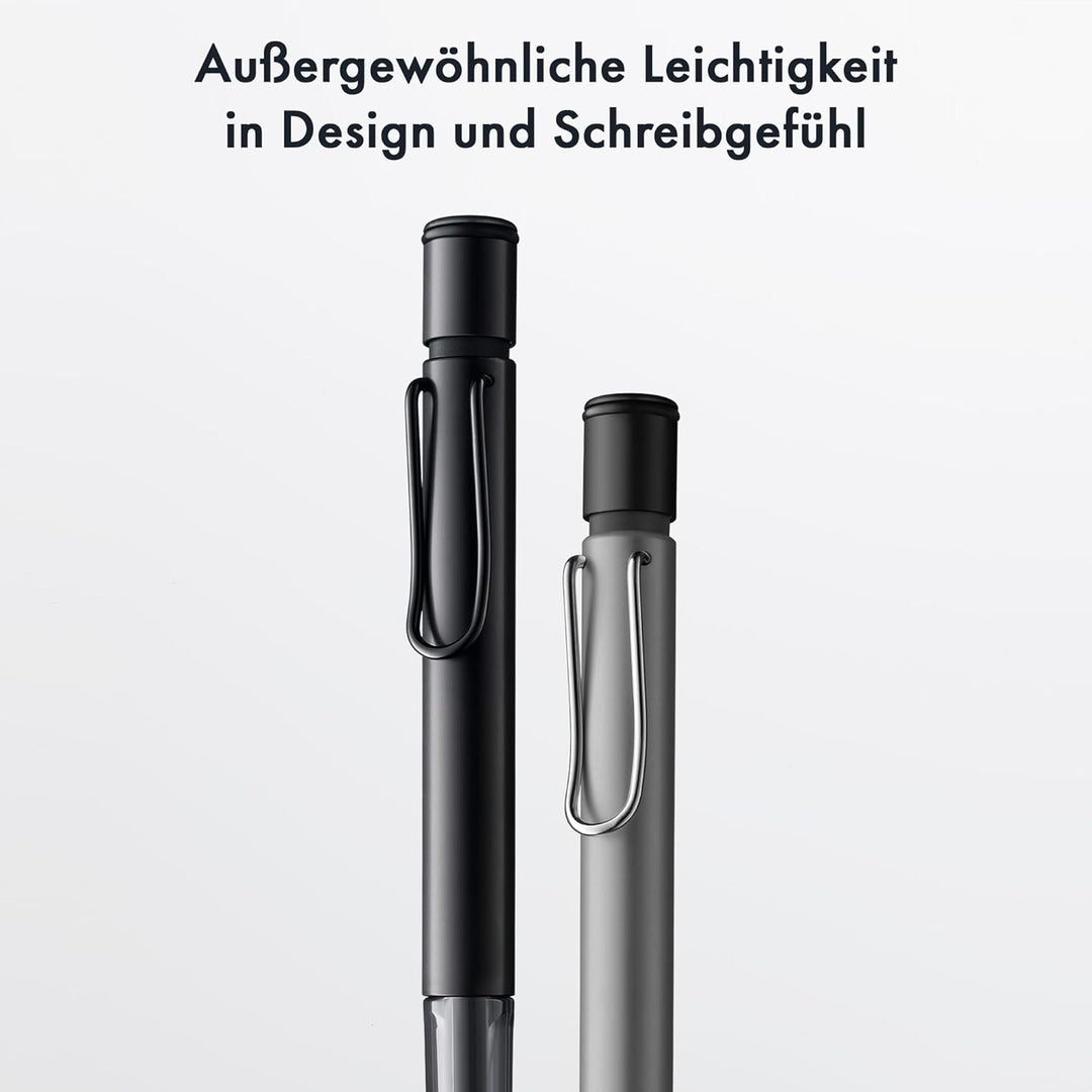 LAMY AL-star leichter Druckbleistift 126 aus Aluminium in graphite mit transparentem Griffstück und