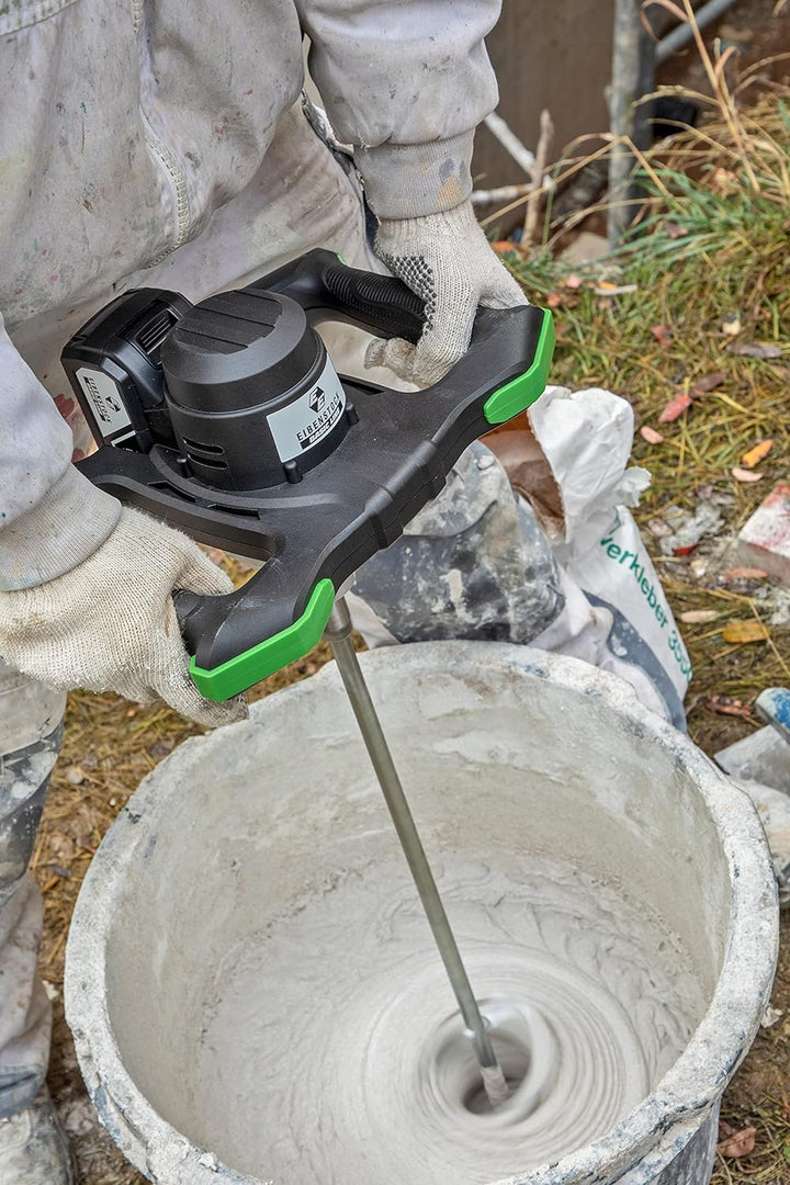 Eibenstock Akku Rührwerk + 2 Akkus + Ladegerät + Quirl WG120